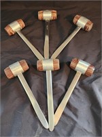 d6 Hit N' Pic stainless steel crab mallets.  Made