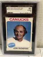 Leon Rochefort hockey card