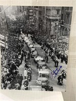 Stanley Cup  parade Autographed Johnny Bower