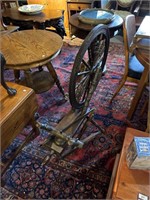 Antique Wooden spinning wheel