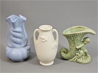 Lot: Vintage California Pottery Floral Vases