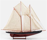 Wooden Bluenose Boat Model