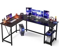 New GreenForest L Shaped Gaming Desk with Storage
