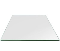 New Dulles 16" Inch Square Glass Table Top -