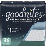 New - Goodnites Disposable Bed Mats for