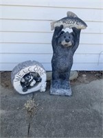 Outdoor bear decor