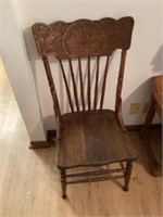 Ornate wooden chair