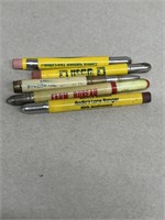 Bullet pencils advertising vintage