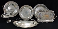 6pc Norman Old English & Rogers Silverplate Lot