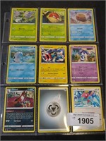 Pokémon Cards Sheet Lot