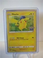 Pokemon Card Rare Pikachu Holo Stamped