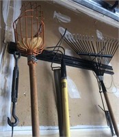 Apple picker & garden tools
