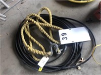 Tow rope and soaker hose