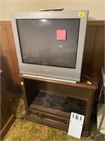 Sanyo TV with remote & TV stand