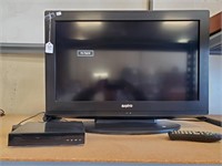 Sanyo 36" TV With Remote And Onn DVD Player