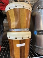 two small bongos