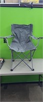 Camping Chair, Charcoal Grey *appears used in