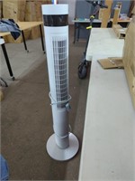 New 44" Oscillating Tower Fan  White 3 Speed Led