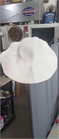 NEW White Sun Hat w/ chin Strap