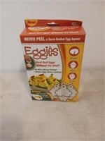 Eggies     Hard Boil Eggs without the shell