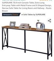SUPERJARE 70.9 Inch Console Table, Extra Long