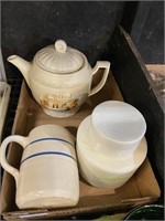 stoneware teapot pitcher