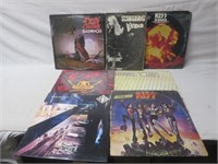 ~ Lp Records - Ozzy - Kiss - Aerosmith -