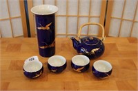 Handpainted tea set