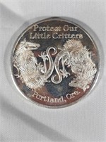 .999 one troy ounce silver bullion coin