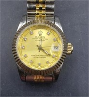 Ladies Automatic Watch Running . Not Authenticated