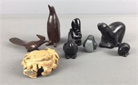 Lot Of Carved Animal Figures
