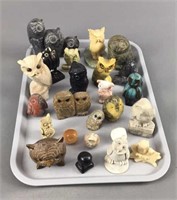 Mixed Lot Of Owl Figures