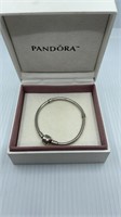 Genuine Pandora 6 5/8 Inch 925 Sterling Silver Cha