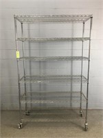 6 Shelf Wire Metro Storage Rack