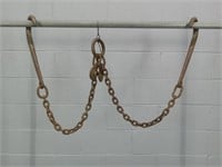 Pair Of Tow Truck J-hook Chains