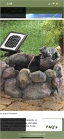 Frog Hollow Solar Water Fountain New In Box Polyre