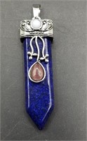 Lapis Lazuli Sword Pendant Prism Charka