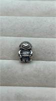 Genuine Pandora 925 Sterling Silver Boy With Strip