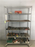 Large Lot Of Assorted Tools - Rack Not Included