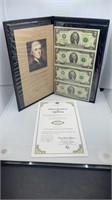 Sheet Of Uncut 2003A Two Dollar Bills From World R