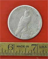 1922 U.S. silver Peace dollar coin