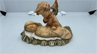 " Angelic Sleep " #25 Candle Holder Figurine 5" Wi