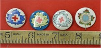 Vintage Red Cross pins lot