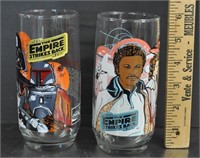 2 Star Wars collector glasses