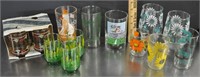 Vintage glass dinking glasses, see pics