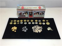 Foreign Coins and Mineral Specimens