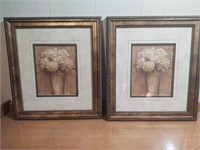 Pair of framed prints by Alvina Hristova
