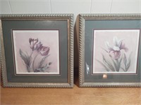 Tulip and Iris framed prints