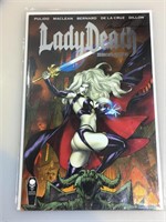 Signed Brian Pulido Lady Death Comic Book w/ COA.