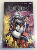 Signed Brian Pulido Hard Cover Lady Death Comic